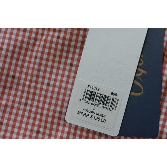 Oxford Dress Shirt Long Sleeve Plaid Classic Fit Mens Size Large NWT - Picture 7 of 8